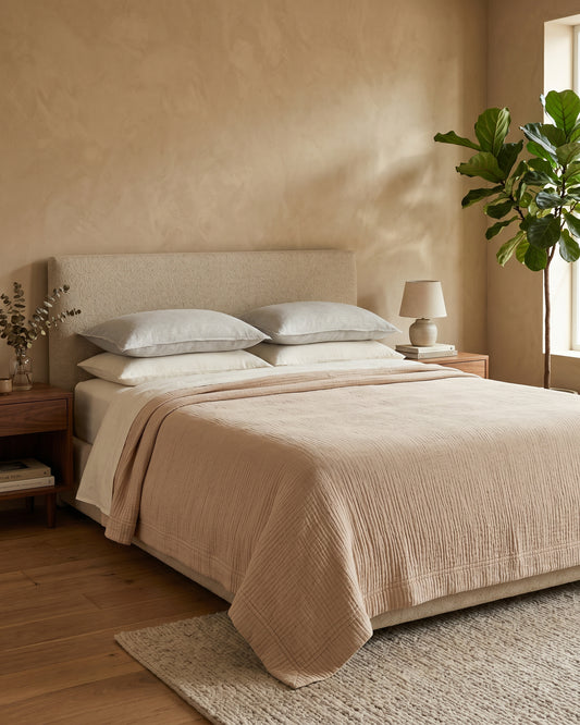 La Jolla: Fluffy Cotton Bed Blanket