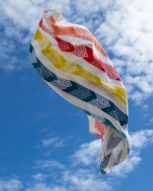 Mermayd: Multicolor Stripe Beach Towel