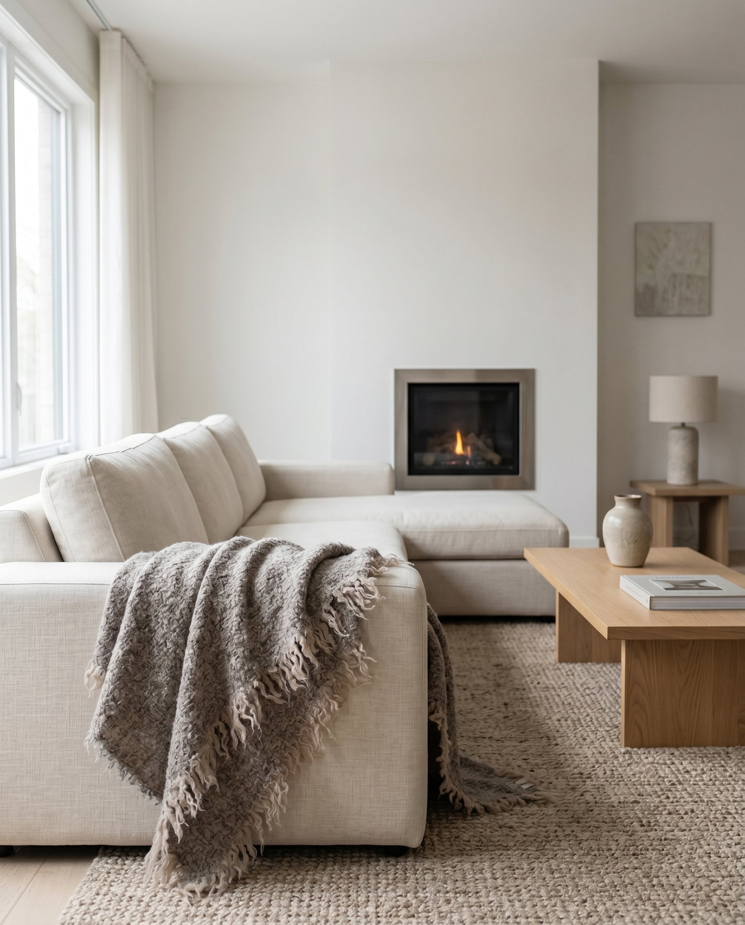 Pula: Baby Alpaca Boucle Throw Blanket