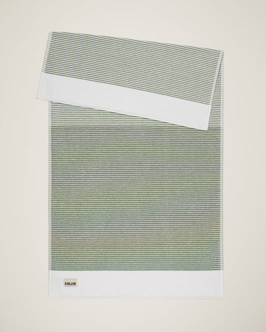 Sani: Soft Cotton Dual Tone Stripe Towel