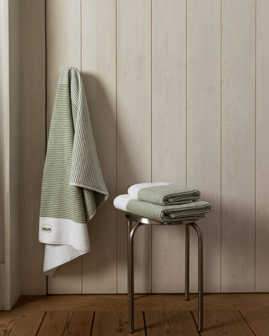 Sani: Soft Cotton Dual Tone Stripe Towel