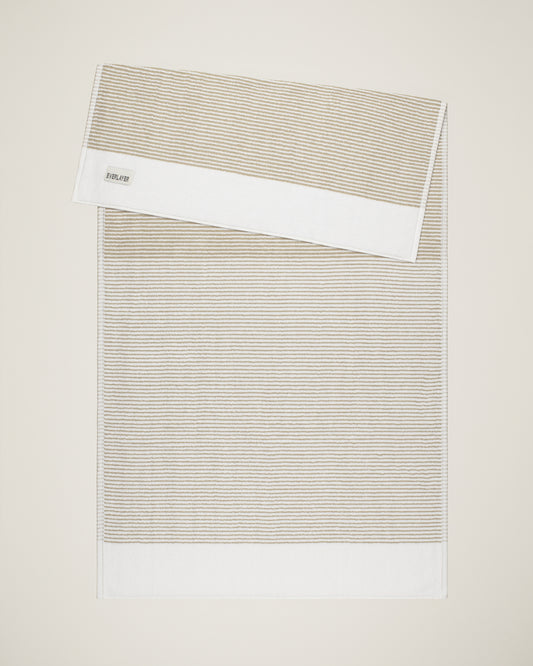 Sani: Soft Cotton Dual Tone Stripe Towel