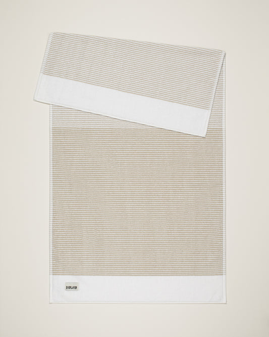 Sani: Soft Cotton Dual Tone Stripe Towel