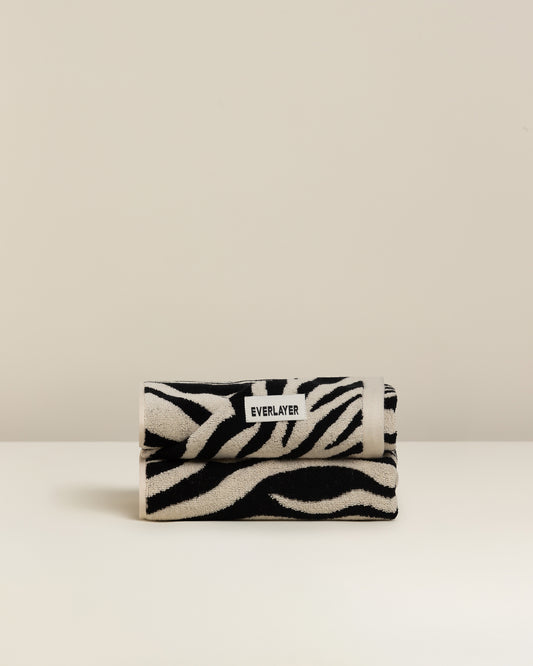 Zebra: Soft Cotton Zebra Stripe Towel