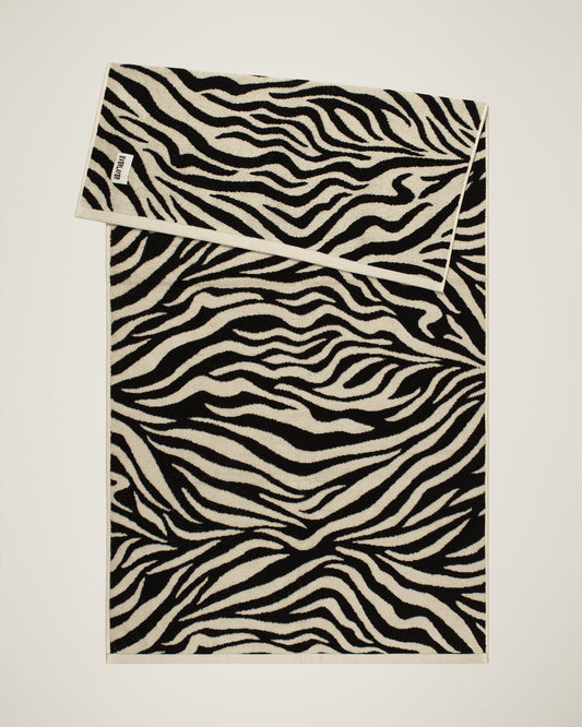 Zebra: Soft Cotton Zebra Stripe Towel