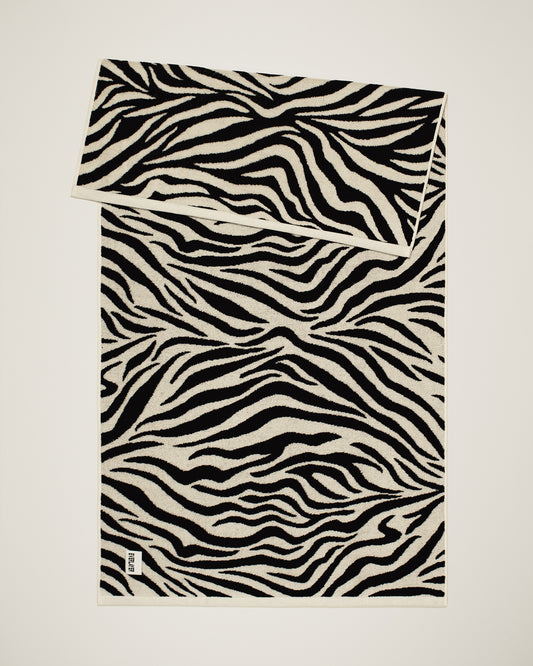 Zebra: Soft Cotton Zebra Stripe Towel