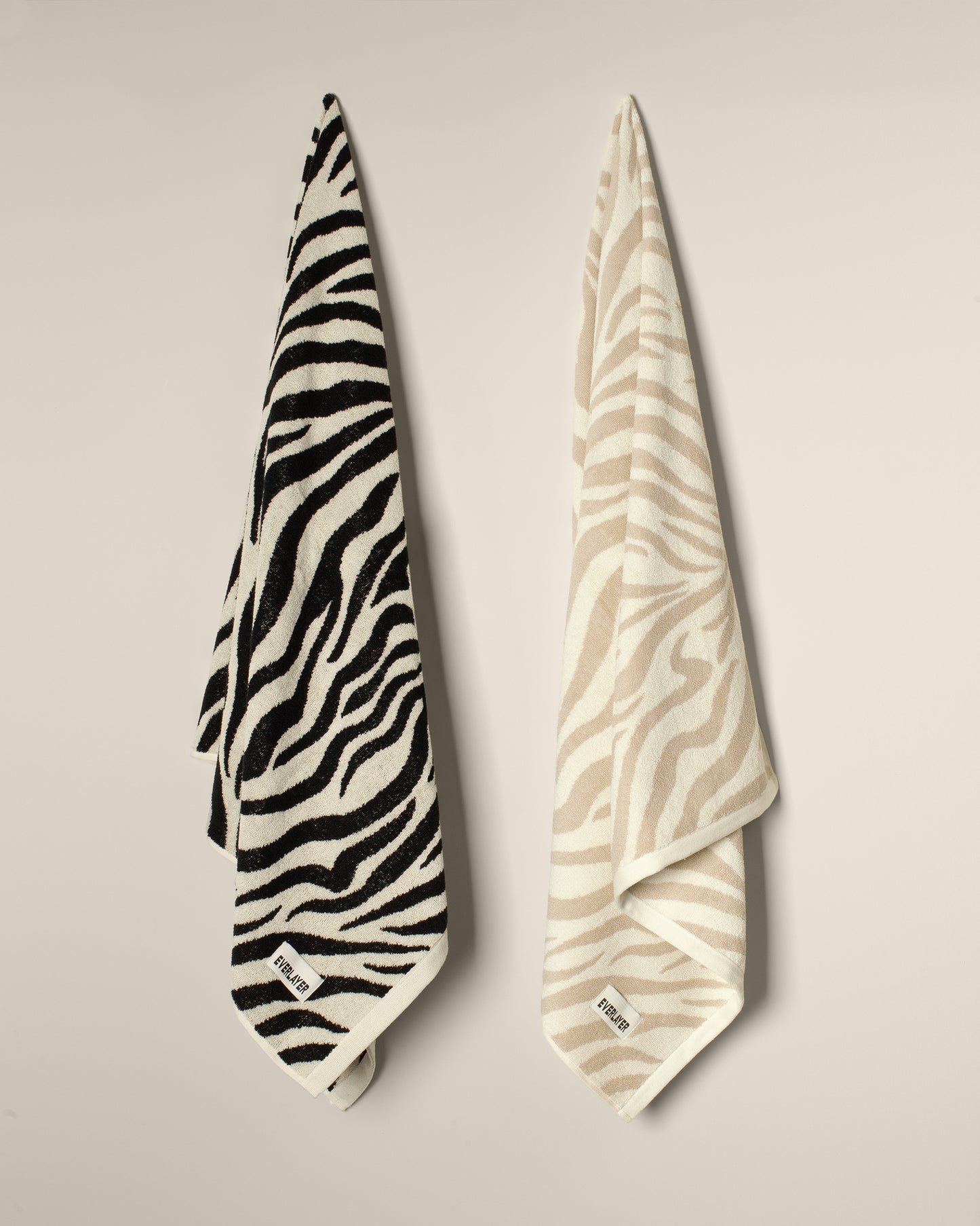 Zebra: Soft Cotton Zebra Stripe Towel