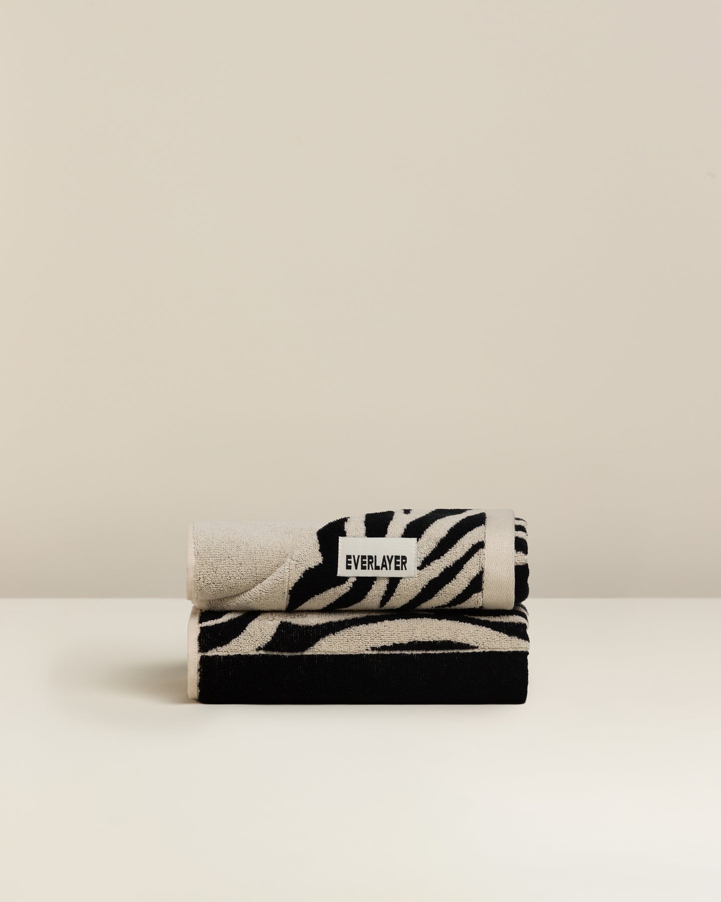 Zebra: Soft Cotton Zebra Stripe Towel