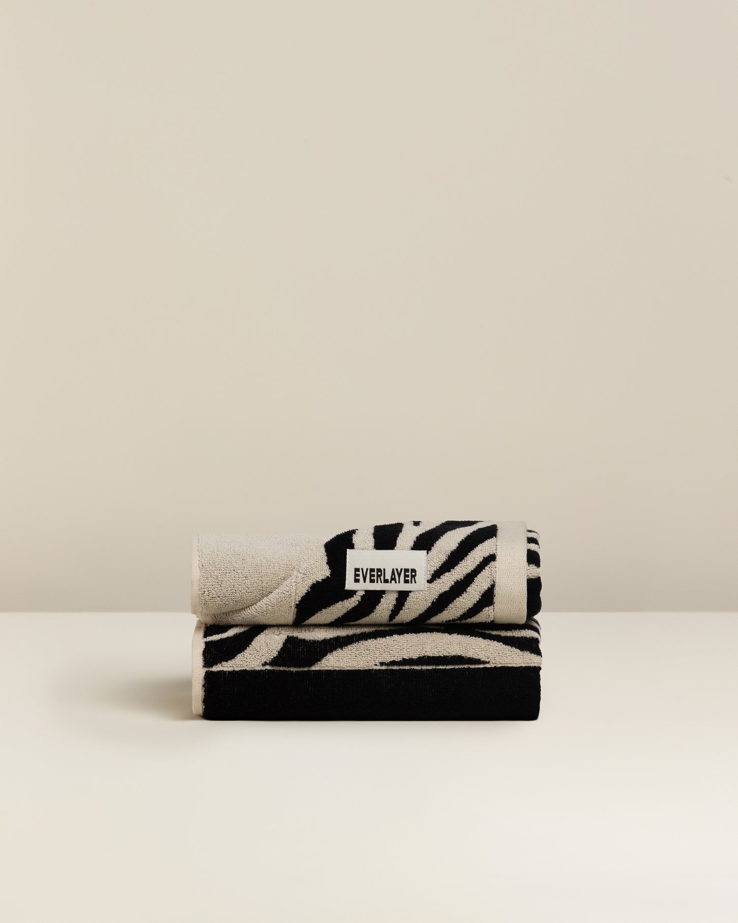 Zebra: Soft Cotton Zebra Stripe Towel