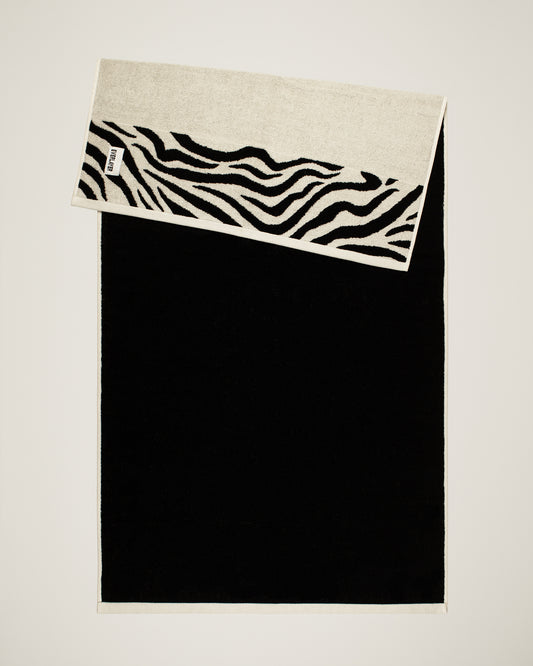 Zebra: Soft Cotton Zebra Stripe Towel