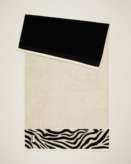 Zebra: Soft Cotton Zebra Stripe Towel