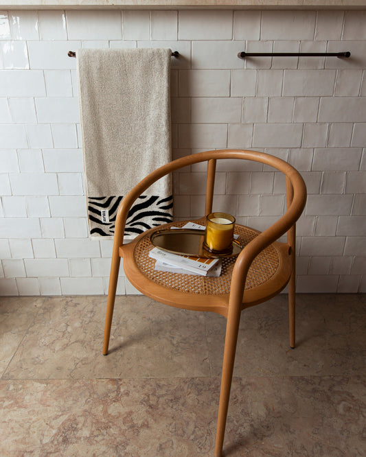 Zebra: Soft Cotton Zebra Stripe Towel