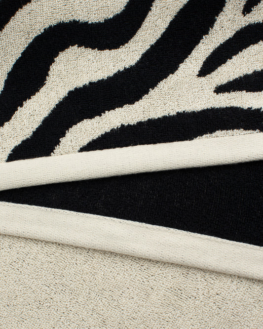 Zebra: Soft Cotton Zebra Stripe Towel