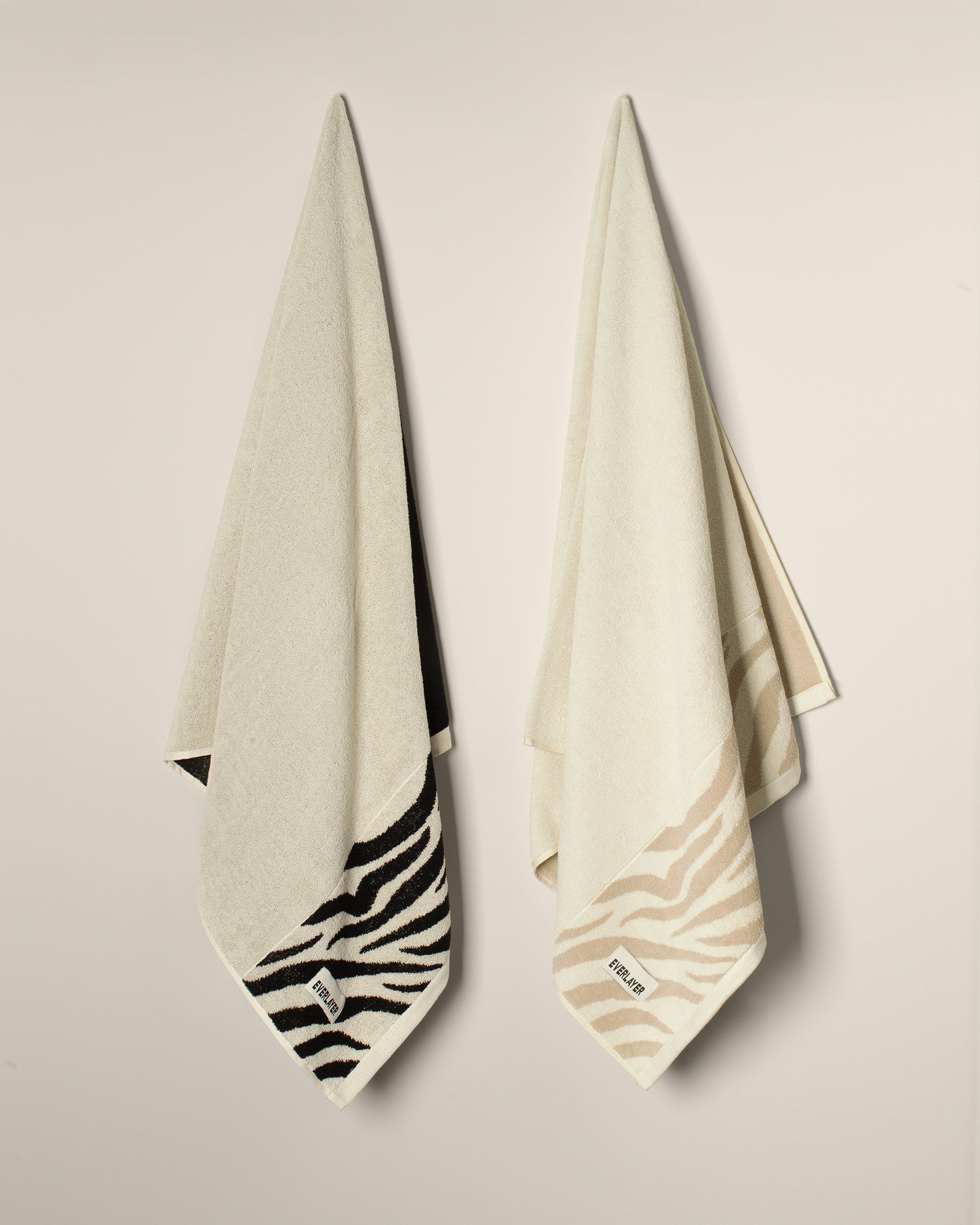 Zebra: Soft Cotton Zebra Stripe Towel