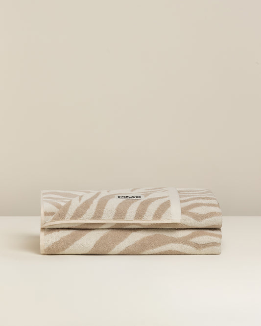Zebra: Soft Cotton Zebra Stripe Towel