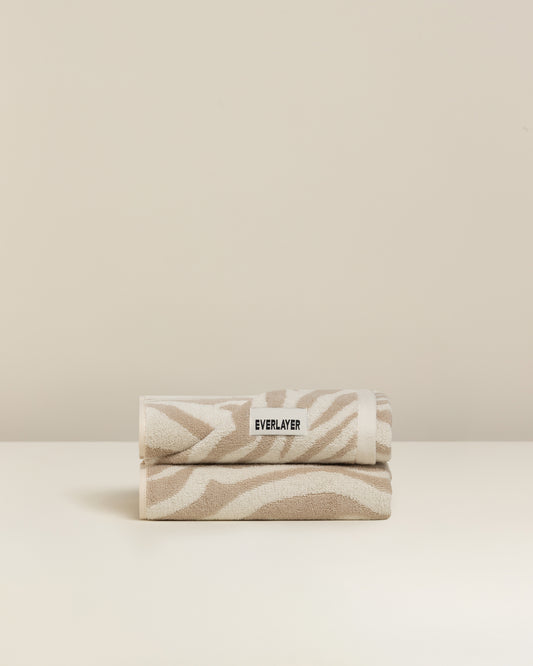 Zebra: Soft Cotton Zebra Stripe Towel