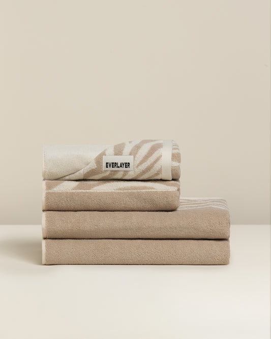 Zebra: Soft Cotton Zebra Stripe Towel