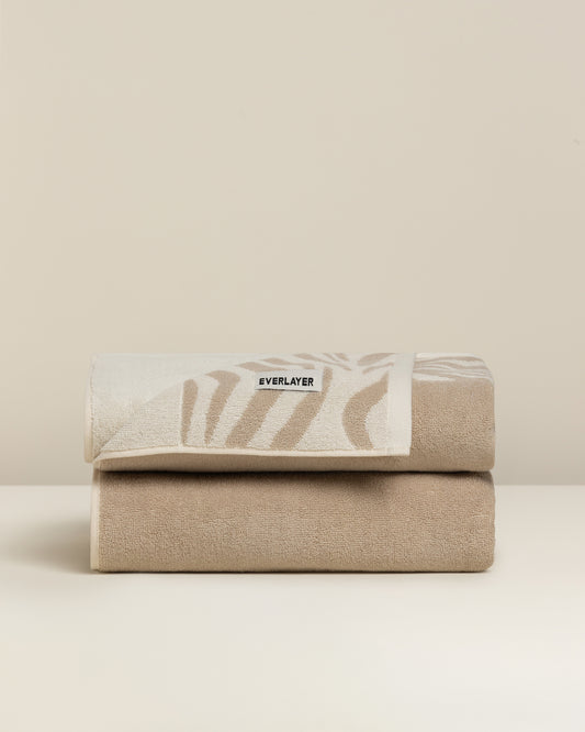 Zebra: Soft Cotton Zebra Stripe Towel