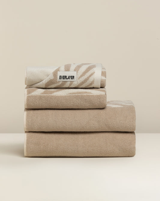 Zebra: Soft Cotton Zebra Stripe Towel