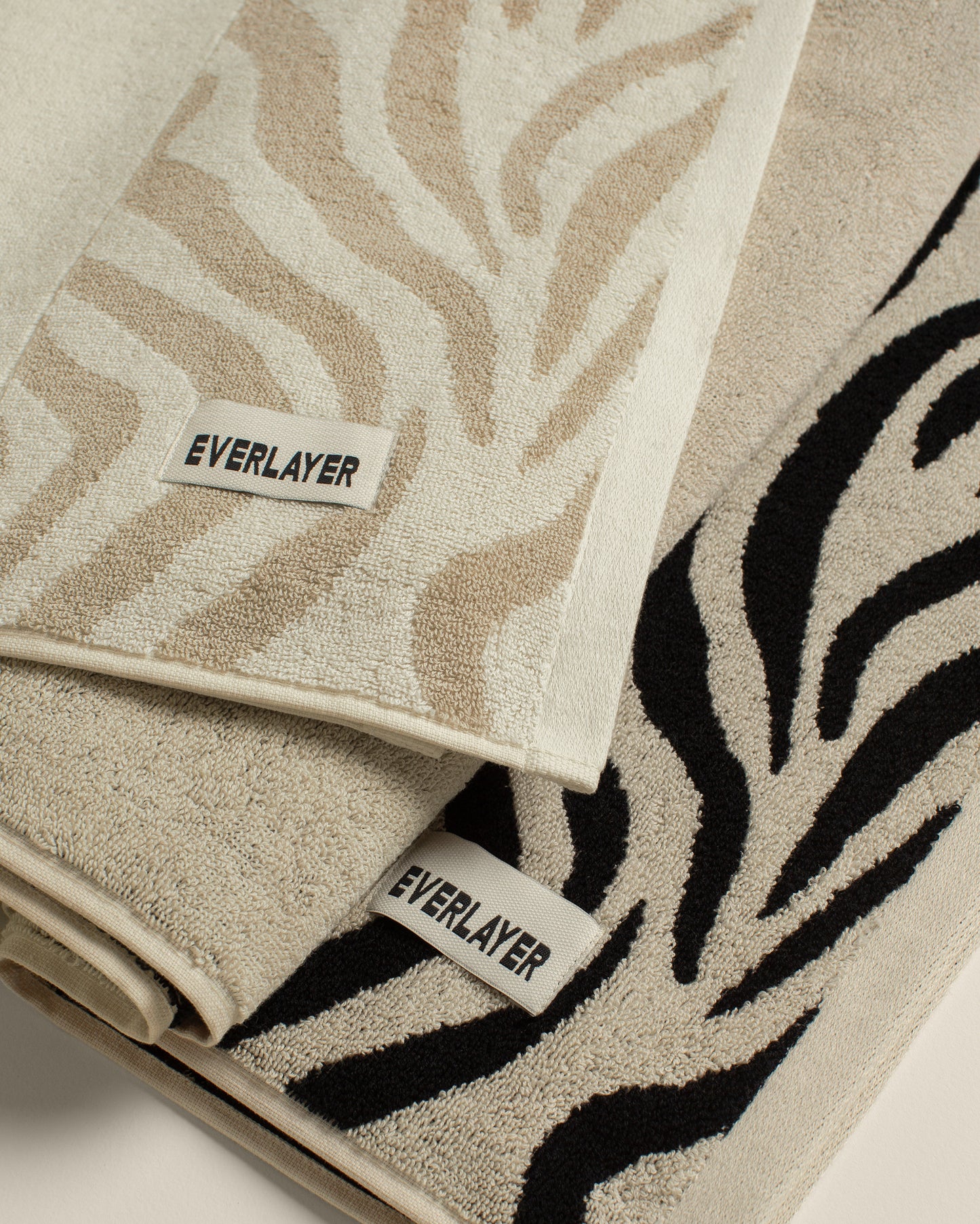 Zebra: Soft Cotton Zebra Stripe Towel