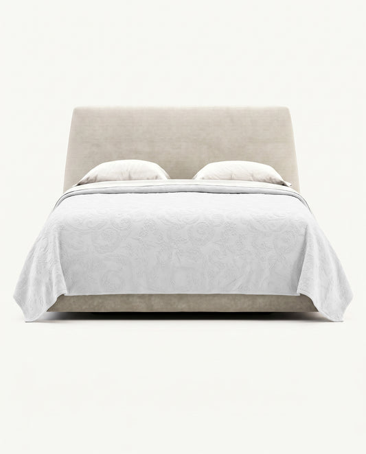 RoyalRest: Lux Chenille Matelassé Cotton Coverlet