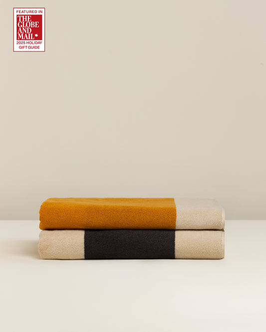 Janus Reverso: Soft Cotton Reversible Stripe Towel