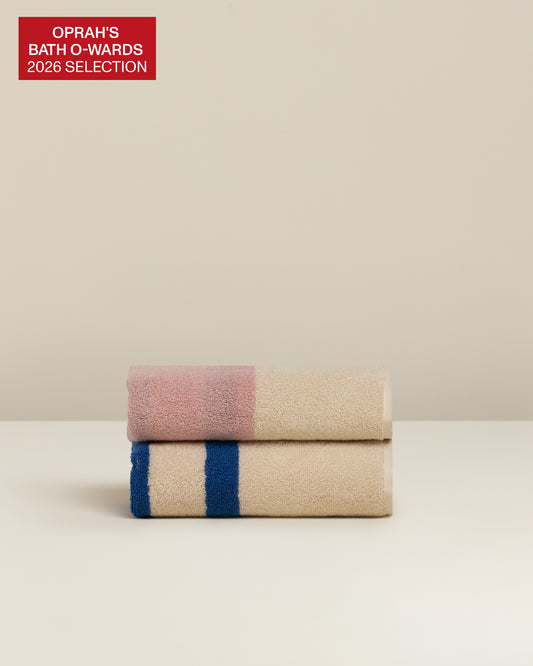 Janus Reverso: Soft Cotton Reversible Stripe Towel