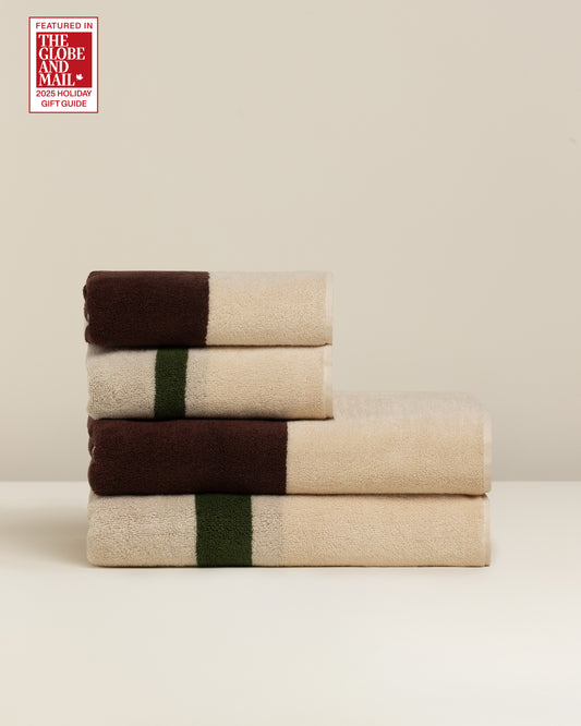 Janus Reverso: Soft Cotton Reversible Stripe Towel