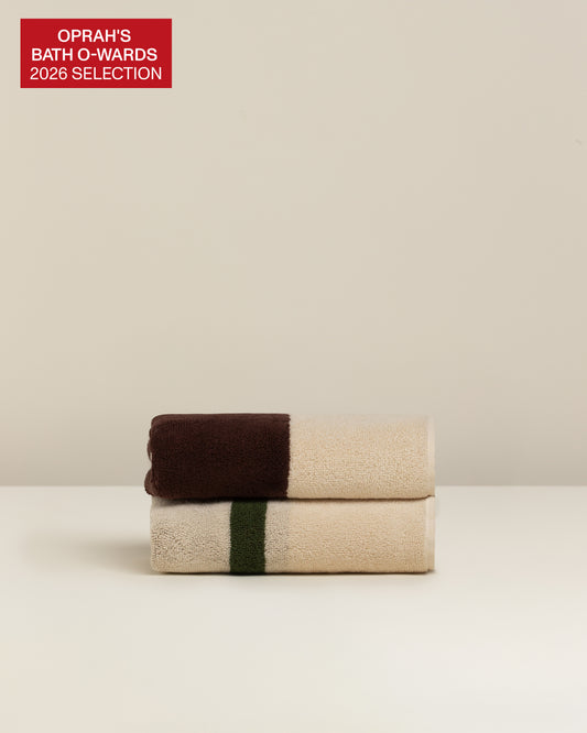 Janus Reverso: Soft Cotton Reversible Stripe Towel