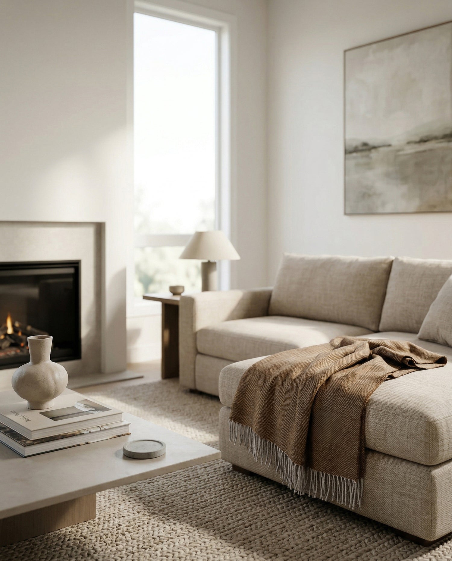 St Malo: Fresh Hemp Blend Throw Blanket