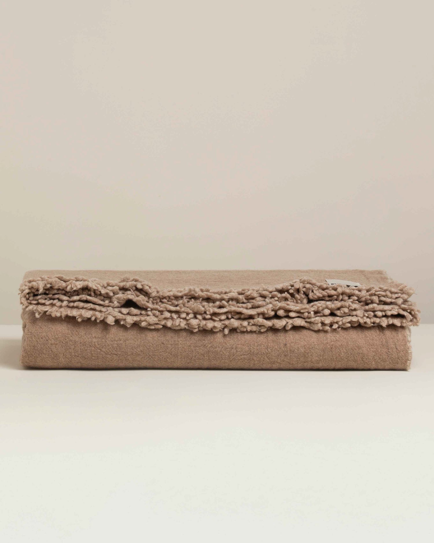 Terre: Reversible Wrinkled Effect Wool Blanket