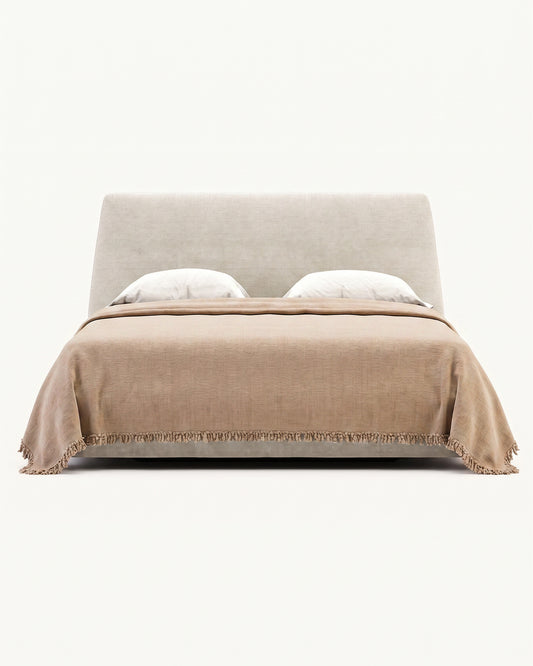 Terre: Reversible Wrinkled Effect Wool Blanket