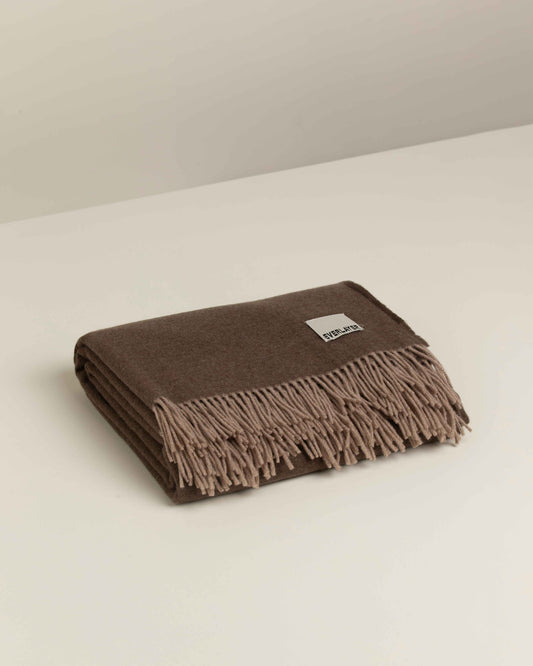 Amalfi - Reversible Wool Throw Blanket