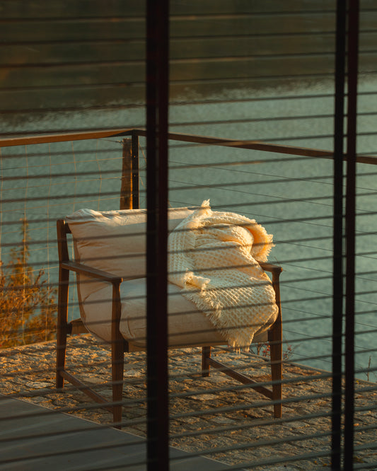 Bellagio: Plush Waffle Wool Throw Blanket