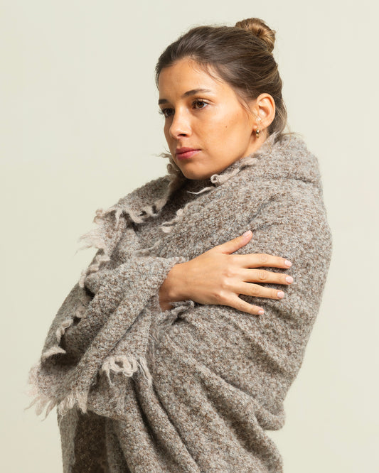 Pula: Baby Alpaca Boucle Throw Blanket