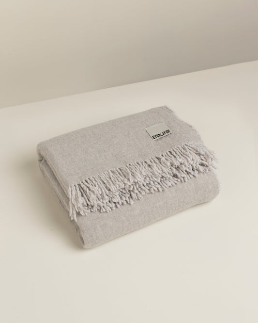 Sintra - Melange Wool Throw Blanket