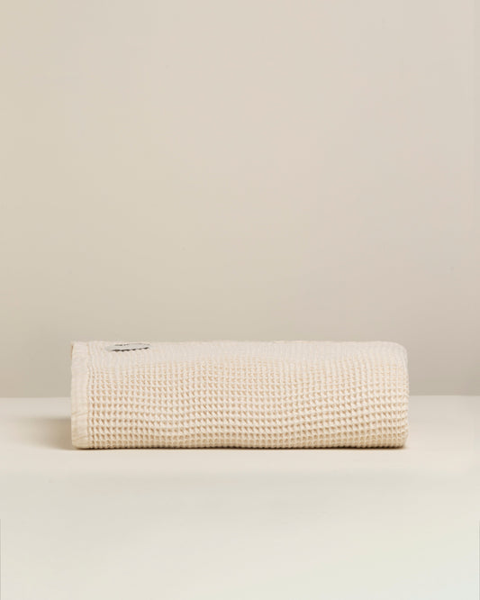 Tofino: Organic Cotton Waffle Throw Blanket
