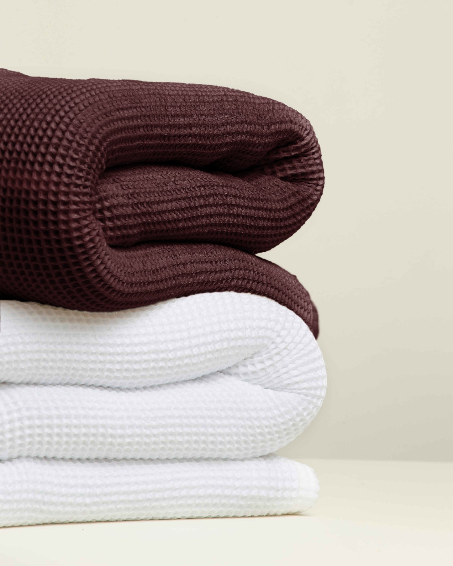 Tofino: Organic Cotton Waffle Throw Blanket