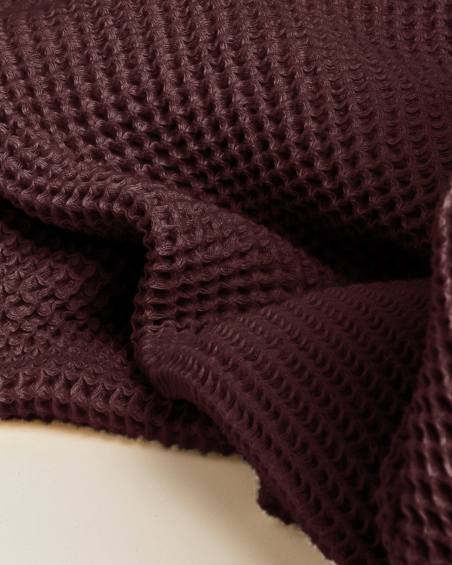 Tofino: Organic Cotton Waffle Throw Blanket