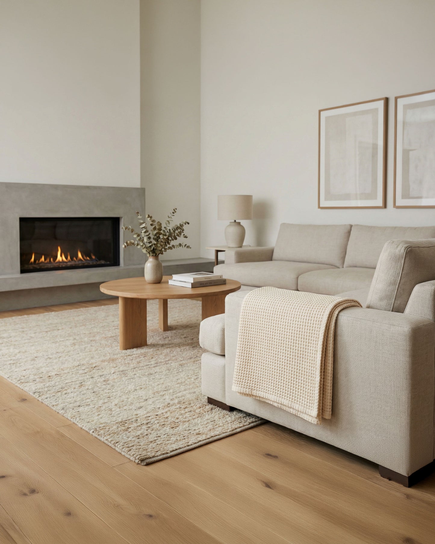 Tofino: Organic Cotton Waffle Throw Blanket