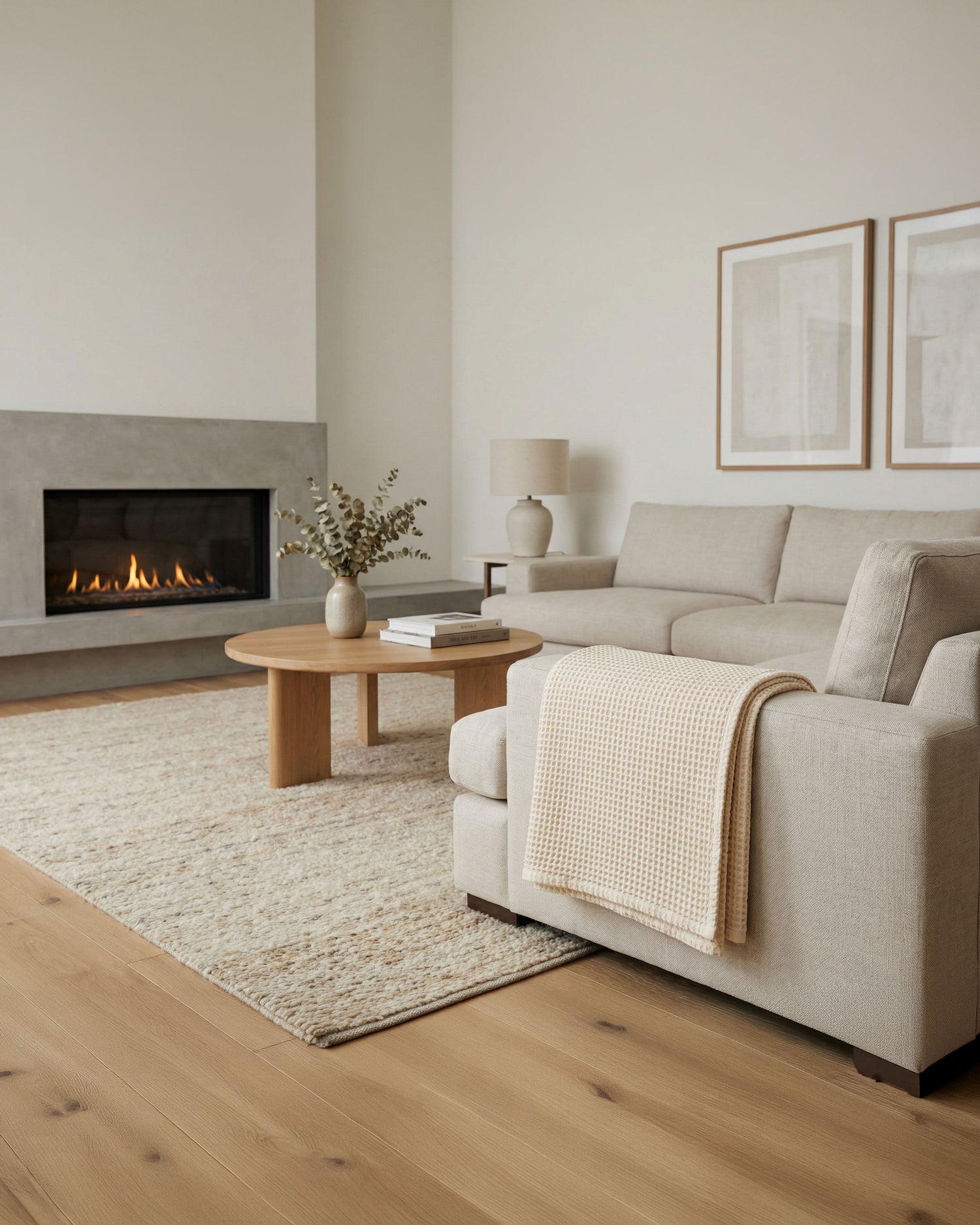 Tofino: Organic Cotton Waffle Throw Blanket