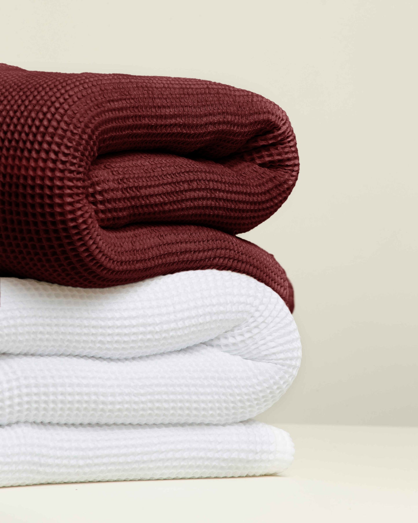Tofino: Organic Cotton Waffle Throw Blanket