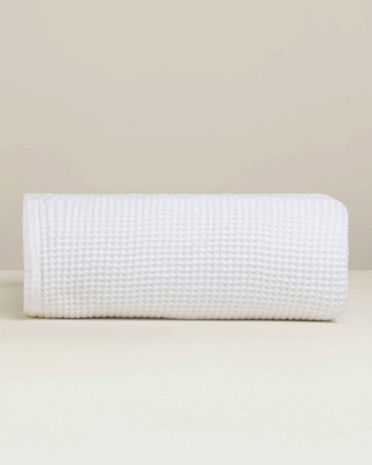 Tofino: Organic Cotton Waffle Bed Blanket